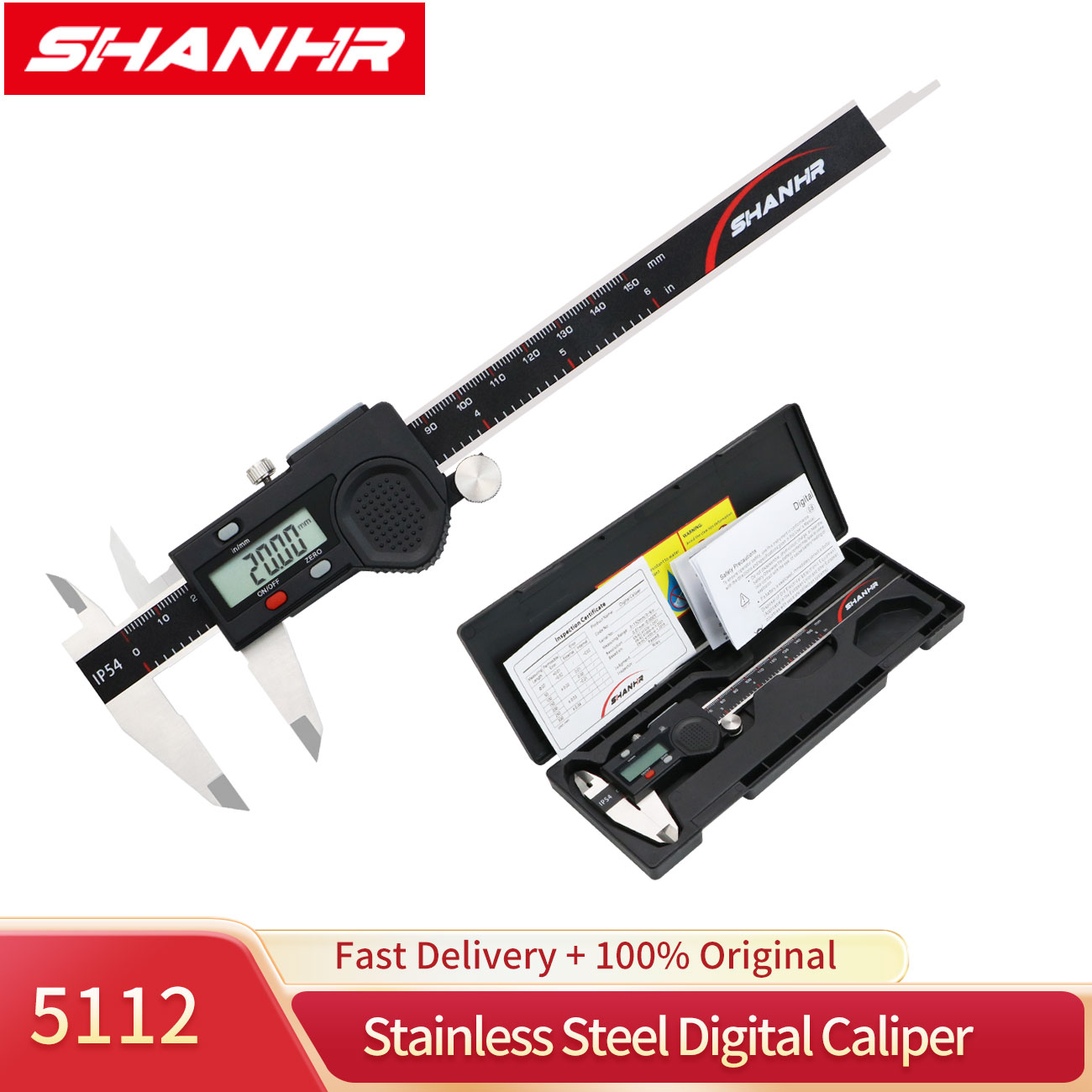 SHANHR Elektronischer Digitale – Digital Caliper 150Mm Stainless Steel Bewertung und Preis
